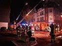 Feuer 3 Dachstuhlbrand Koeln Muelheim Gluecksburgstr P026